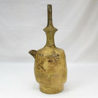 D815: Korean (joseon) Unusual Shaped Vase Of Old Porcelain Of Goryeo.  E - Gorai