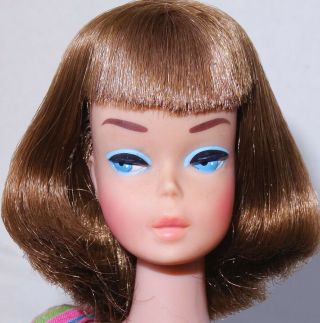 Vintage Nutmeg Hair Long Hair Medium Color American Girl Barbie Doll