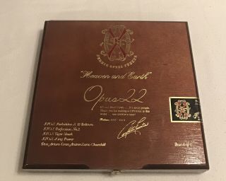 Fuente Fuente Opus 22 - Wood Cigar Box 2018 Limited Edition - Box 4 Of 4 Classy