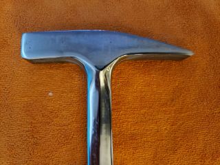 1 - Malco Vintage Collectible Sheetmetal Hammer Sh - 3 Leather Handle 18 Oz