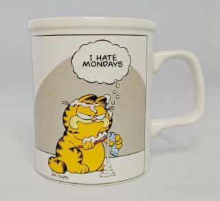 Garfield Mug Vintage Enesco 1978 I Hate Mondays No Chips Or Cracks