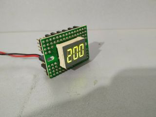 CPU frequency LED display for PC system unit,  vintage 2