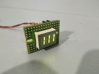 CPU frequency LED display for PC system unit,  vintage 3