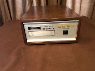 Vintage Columbia Solid State Stereo 8 Track Player