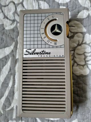 Vintage Sears Silvertone Model 8204 5 Transistor Radio