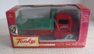 Vintage 50th Anniversary 1949 Tonka Dump Truck Pressed Steel W Box Nos Toy