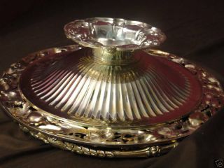 VICTORIAN SILVER PLATE BASKET WITH HANDLE C.  1855 MARTIN HALL ANTIQUE EXQUISITE 2