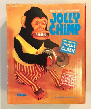Vintage Jolly Chimp 1960s With Cymbals By Illco Not