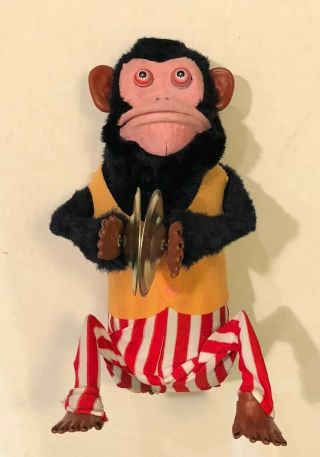 Vintage Jolly Chimp 1960s with Cymbals By Illco Not 2