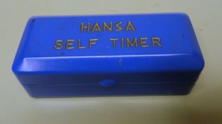 Vintage Hansa Camera Self Timer With Case Made In Japan