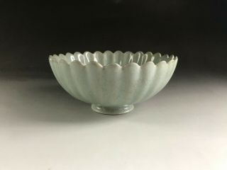 Rare Chinese Porcelain Ru Kiln Glaze Lotus Bowl 960 - 1279 Song Dynasty