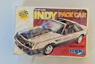 Vintage Mpc - 1979 Ford Mustang Indy 500 Pace Car - Model Kit - Kit 1 - 0785