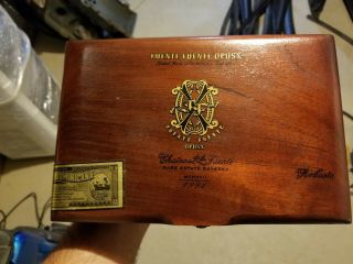 Fuente Opus X Robusto Vintage Cigar Box