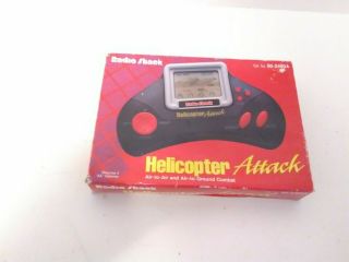 Helicopter Attack Vintage Radio Shack Handheld Electronic W/ Box