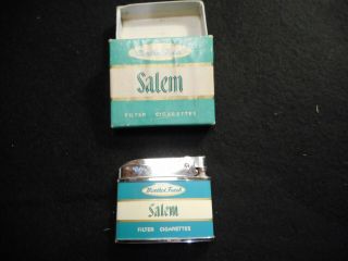 Vintage Zenith Salem Cigarettes Lighter With Box.