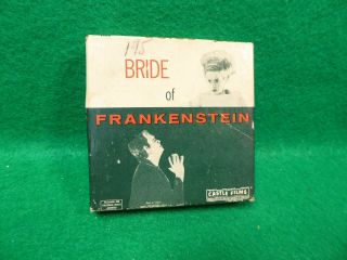 Vintage 8mm Monter Films Home Movie Bride Of Frankenstein Castle Films