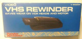 Vcr Vhs Rewinder Vintage Kinyo V26284 Rewind Only Autostop Popular Mechanics