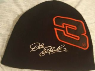 Vintage Rare 90s Dale Earnhardt Sr 3 Nascar Racing Beanie Cap Hat Euc