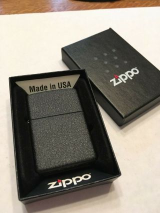 Zippo Black Crackle Lighter D - 12