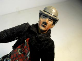 Antique SABA Bucherer Charlie Chaplin (Little Tramp) complete with orig.  clothes 2