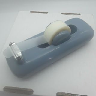 Vintage ELDON Mod Blue Desktop Tape Dispenser 1980s 3