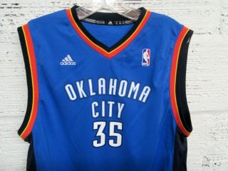 Adidas NBA Oklahoma City Thunder Kevin Durant 35 Basketball Jersey Size XL 2