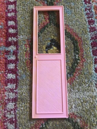 Barbie Dream House Vintage 1978 Pink A Frame Bottom Floor Side Door Replacement