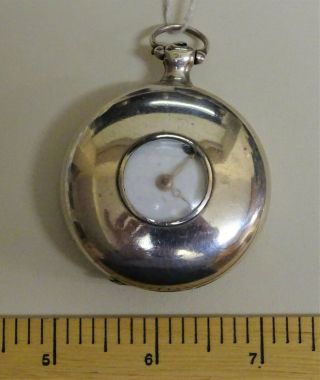 Rare Antique Hallmarked Silver Wm.  Dixon Fusee Verge Half Hunter Pocket Watch