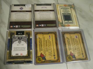 another 100 card hof lot; vintage,  auto ' s,  gu ' d,  graded - take a look 2