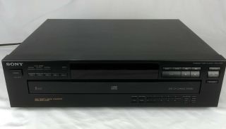 Sony Cdp - C235 Vintage Compact Disc Player 5 Disc Carousel Cd Changer