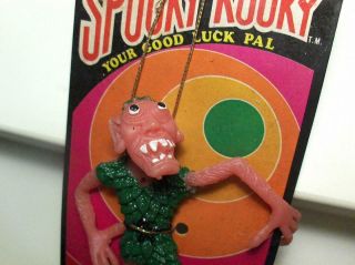 Spooky Kooky Vintage Rubber Jiggler Zombie Prisoner Monster Creature Figure