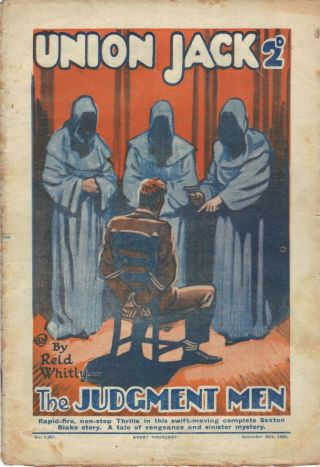 Union Jack Sexton Blake The Judgement Men By Reid Whitly 1929