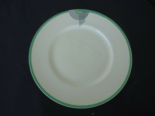 Vintage Art Deco Royal Doulton Green Tango D5503 Dinner Plate