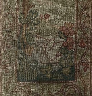Antique/vintage Wide Arts & Crafts Tapestry Border,  Swan 168