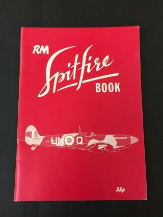 Vintage Rm Spitfire Book - By Bryan Taylor And Peter Cooksley - 1971