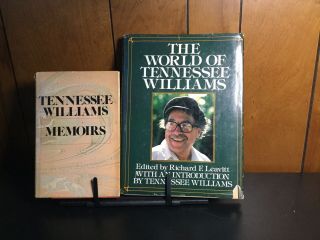 Tennessee Williams Memoirs 1975 1rst Ed.  W/h Post Review & ‘world Of’ 2 For One