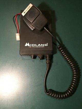 Vintage Midland 77 - 106 Cb Radio 40 - Channel Transceiver