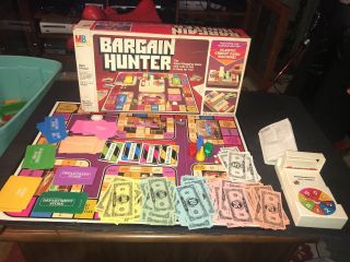 Vintage 1981 Bargain Hunter Board Game By Milton Bradley Mb -