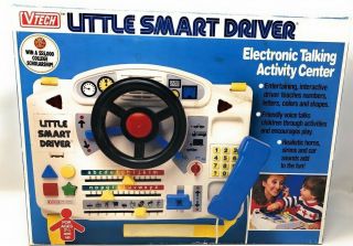 Vtg 1989 Vtech Little Smart Driver Driving Electronic Talking Activity Center
