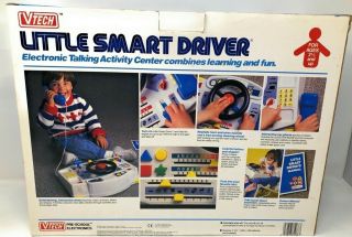 Vtg 1989 VTech Little Smart Driver Driving Electronic Talking Activity Center 2