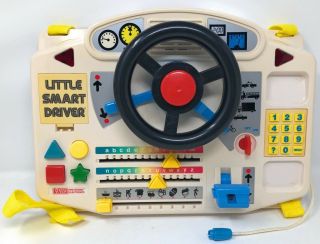 Vtg 1989 VTech Little Smart Driver Driving Electronic Talking Activity Center 3