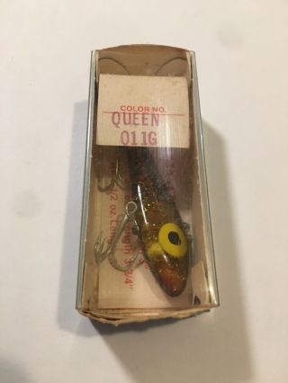 Vintage Queen Bingo Hump 011g Fishing Lure Old Stock In Package