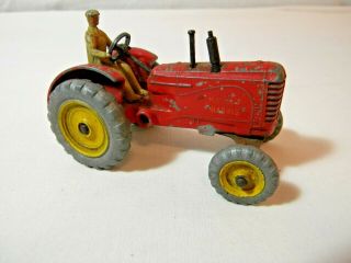 Vintage Dinky Toys Meccano Massey Harris Tractor