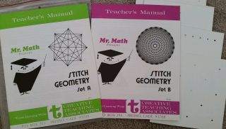 Mr Math Stitch Geometry Homeschool Creative Teaching Associates Vintage 70s