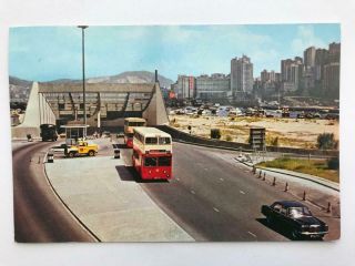 Vintage 1970s Real Photo Postcards Of Hong Kong Bus