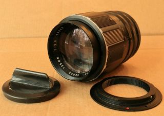 Vintage Sears 135 F 2.  8 Prime Lens - M42 With Canon Ef Mount Adapter