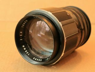 Vintage Sears 135 f 2.  8 prime lens - M42 with Canon EF mount adapter 2