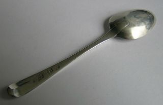 Extremely Rare: Newcastle: DOUBLE INCUSE DUTY MARK silver teaspoon,  L&R 1784 3