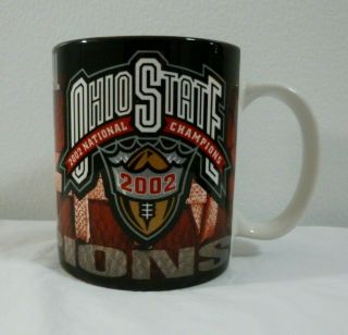 Ohio State Buckeyes 2002 National Championship Ceramic Mug Cup Ncaa