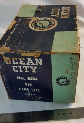 Vintage OCEAN CITY 4/0 604 Big Game  - Vintage/Collectors (Ref - R1037) 3
